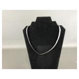 Sterling Silver W 14k Gold Peruvian Necklace