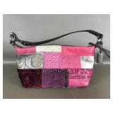 Vintage Coach Pink & Purple Patchwork Purse