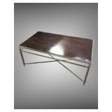 Italian Made Metal & Wood Coffee Table