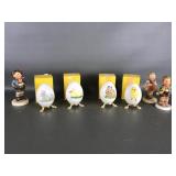 Vintage Goebel Porcelain Eggs & Schmid Figurines