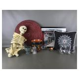Dragon Glassware, Johnny Jett Folk Art Barnwood