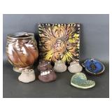 Handmade Pottery Mini Vase, Jeff Hale Tile & More