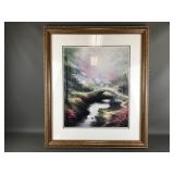 Thomas Kinkade Brookside Hideaway Print W Coa