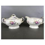 Vintage Bavaria Tirschenreuth Sugar & Creamer Set
