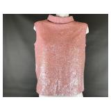 Mai Jacob 100% Wool Sequin & Beaded Large Top
