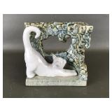 Vintage Lladro Porcelain Cat Figurine #8070