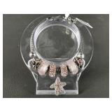 Sterling Silver Champagne Starfish Bracelet