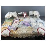 Grandma's Vintage Handmade Crochet Kitchen Linens