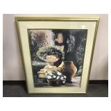 Garden Pottery Janet Brignola-tava Xl Framed Print