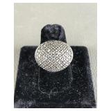 Sterling Silver & Marcasite Statement Ring
