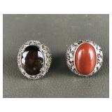 Vintage Style Sterling Silver Statement Rings