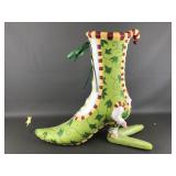 Green Elf Boot, Likely Krinkles Department 56