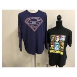 Watchmen & Long Sleeve Superman Tshirts
