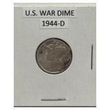 1944d Mercury Dime