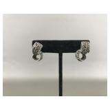 Sterling Silver & Marcasite Earrings