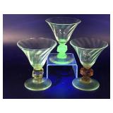 Vtg Glowing Uranium & Manganese Mid-century