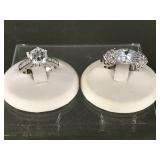 Sterling Silver Cocktail Rings