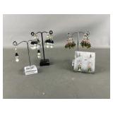 20 Pairs Swarovski Crystal Christmas Earrings