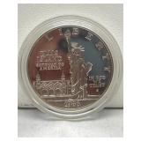 1986 Ellis Island 90% Silver Dollar