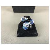 Sterling Silver Dyadema Crystal Statement Ring