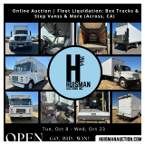 Fleet Liquidation: Box Trucks & Step Vans