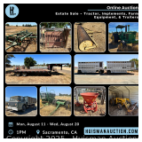Estate Sale: Tractor, Implements, Farm Equipment & Trailers