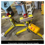 Pneumatic Hoists w/ Swivel Heads