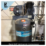 Rand 5HP Vertical Air Compressor