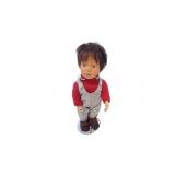 Vintage Gotz Admired Children Wood Carved Doll