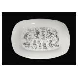 Disney Sketch Book Serving Platter Mickey