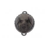 Vintage Cast Iron Hog Head Mold