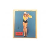 Rare Uncut WW2 Punch-Out Aircraft Pinup Art