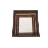 Antique Victorian Wood and Gilt Wall Mirror