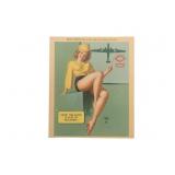 Rare Uncut WW2 Punch-Out Aircraft Pinup Art