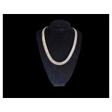 Sterling Silver Thick 18" Necklace 34 grams
