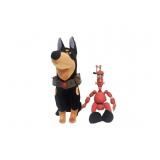 Two Plushes: Mattel & Disney