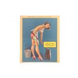 Rare Uncut WW2 Punch-Out Aircraft Pinup Art