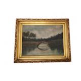 Antique/Vintage Landscape Oil Painting