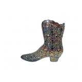 Vintage Fenton Amethyst Shoe/Boot