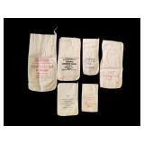 Vintage Canvas Bank Money Bags