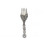 Antique Italian .800 Silver Cold Meat Serving Fork