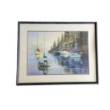 Kiff Holland Framed Glass Art Print