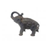 Vintage Cast Iron Elephant Bank