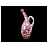 Vintage Egermann Bohemian Ruby Cruet Pitcher