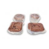 16 pcs LocknLock Clear Plastic Copper Storage
