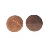 Vintage Tool & Die Institute Bronze Medallions