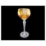 Vintage Nachtmann Traube Crystal Wine Glass 8.25"