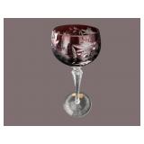 Vintage Nachtmann Traube Crystal Wine Glass 8.25"