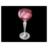 Vintage Nachtmann Traube Crystal Wine Glass 8.25"