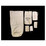 Vintage Canvas Bank Money Bags